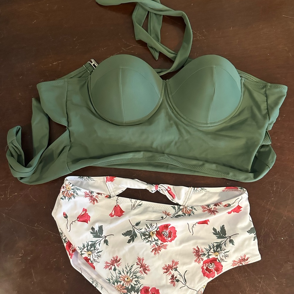Women’s High Waisted Bathing Suit size XL